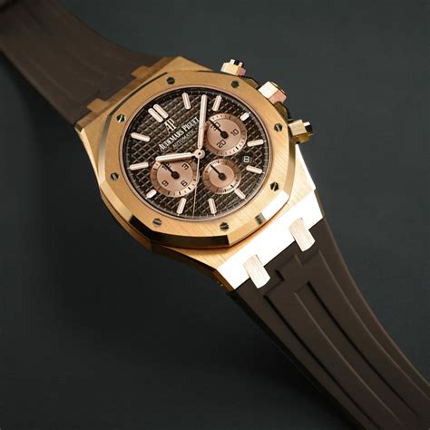 audemars piguet cuero marron|audemars piguet royal oak.